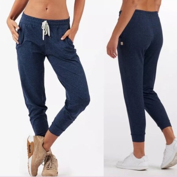 Vuori Performance Joggers in Navy Heather Size S EUC - Picture 1 of 5